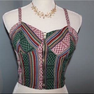 TCEC Aztec crop top